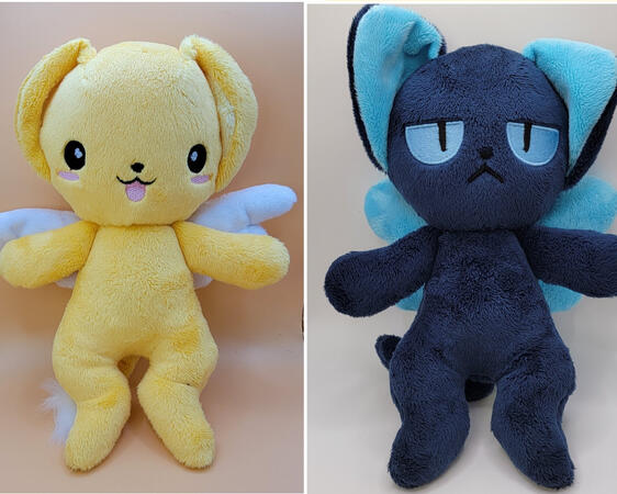 Kero and Spinnel, Pattern by CholyKnight and Emb. Derived From Their Files